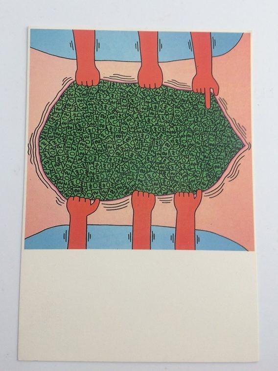 Carte Postale Moderne Keith Haring