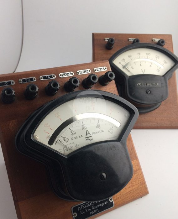 Voltmètre-Ampèremetre Vintage